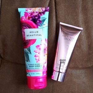 Bath and Body Works lotion Victoria Secret lotion